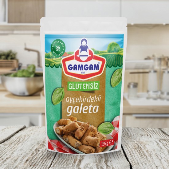 GLUTENSİZ AYÇEKİRDEKLİ GALETA 
