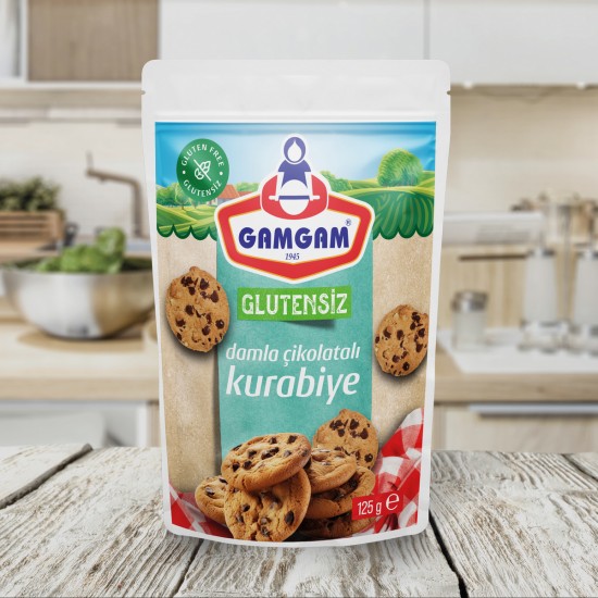GLUTENSİZ DAMLA ÇİKOLATALI KURABİYE